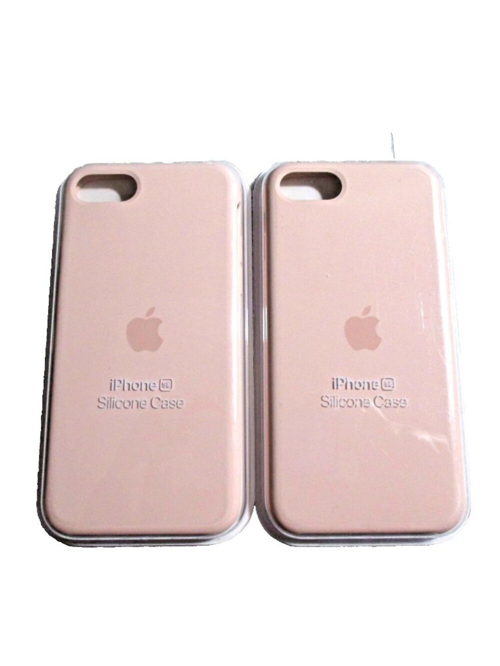 2 Genuine Apple iPhone SE 3rd Gen / 2nd Gen & iPhone 8 7 Silicone Case Pink Sand